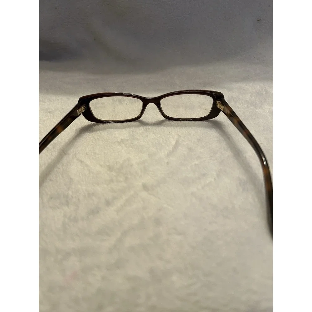 Vintage Christian Dior Eyeglasses Tortoise Brown Rectangle Y2K Designer Frames